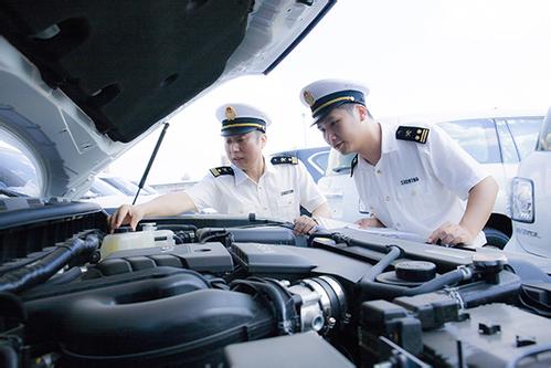 車輛暫時進出口進口前的工作是怎么做的？